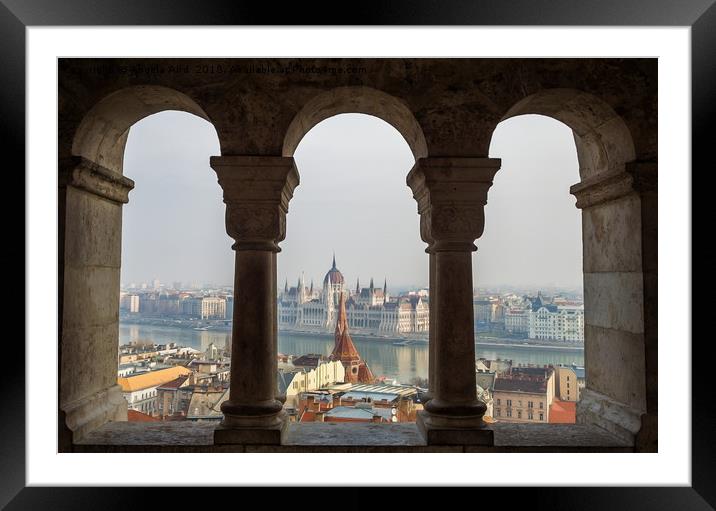 Budapest Life. Framed Mounted Print by Angela Aird