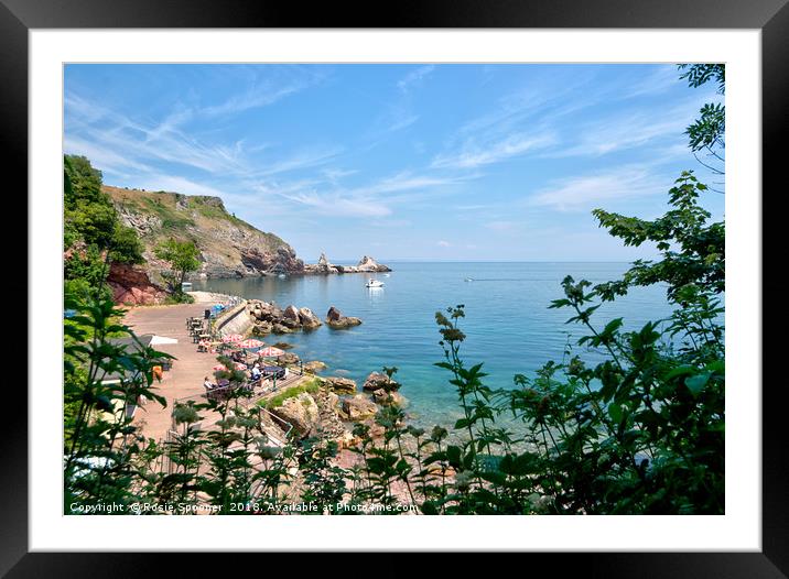 Beautiful Ansteys Cove and Long Quarry Point  Framed Mounted Print by Rosie Spooner