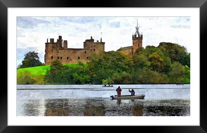 linlithgow palace Framed Mounted Print by dale rys (LP)