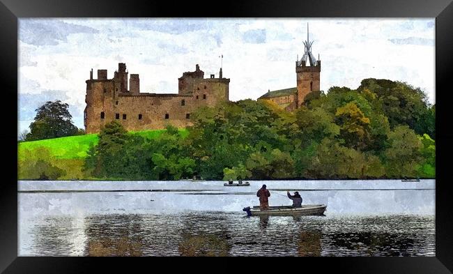 linlithgow palace Framed Print by dale rys (LP)