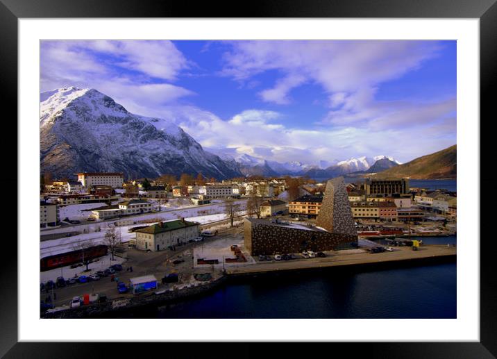 Andalsnes Norway Framed Mounted Print by Nick Keown