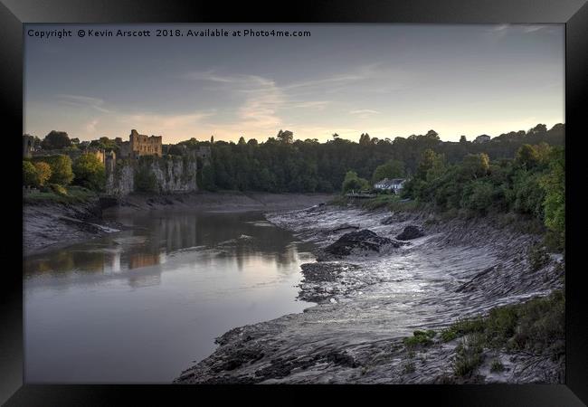 Chepstow Castle, South Wales Framed Print by Kevin Arscott