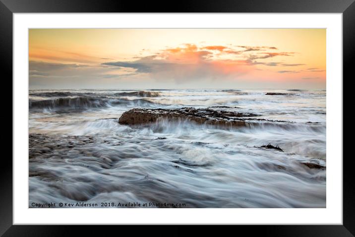 Nature's Canvas Framed Mounted Print by Kev Alderson