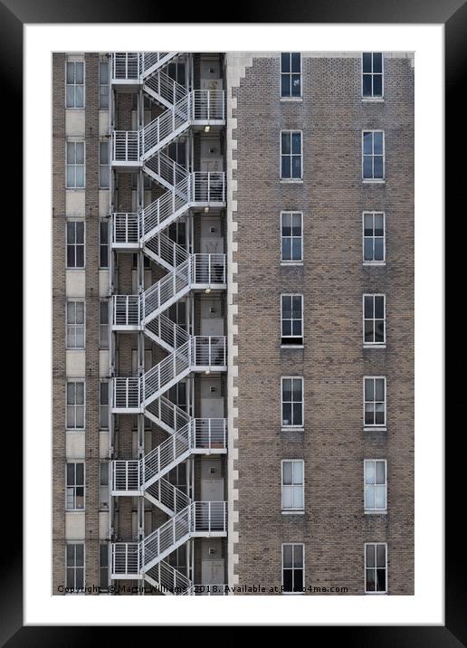 Architectural detail, Birmingham Alabama. Framed Mounted Print by Martin Williams