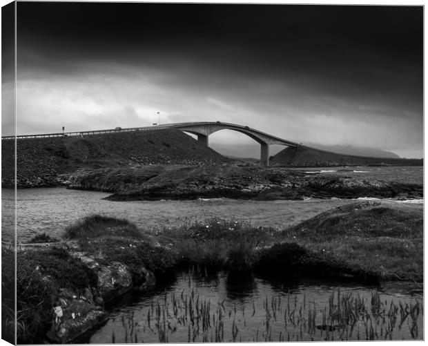 the atlantic road Canvas Print by Hamperium Photography