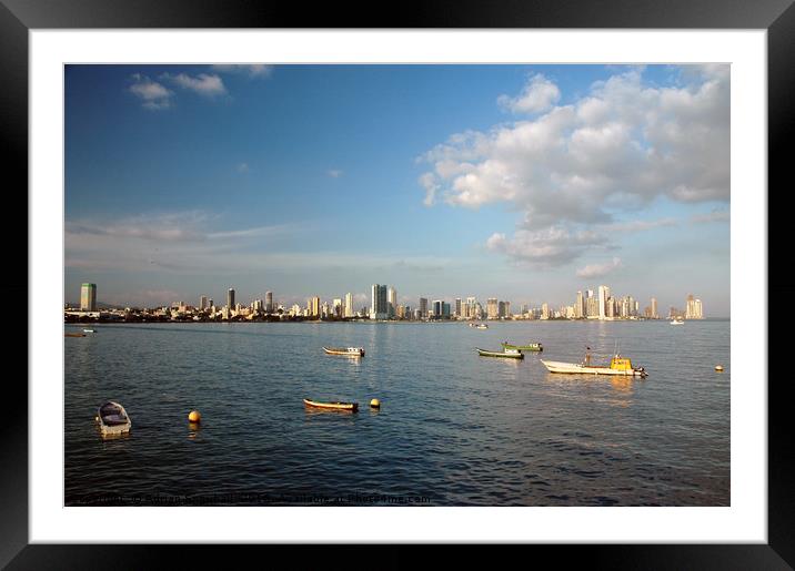 Panama City  Framed Mounted Print by Adrian Snowball