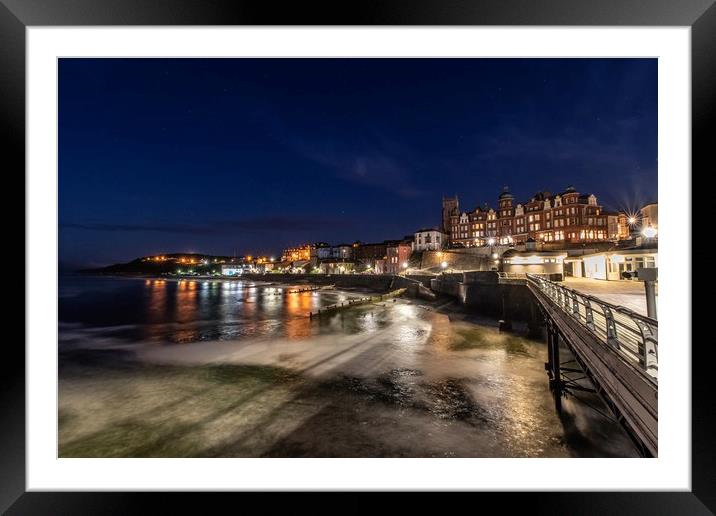 Night photos of Cromer 1 Framed Mounted Print by Gary Pearson