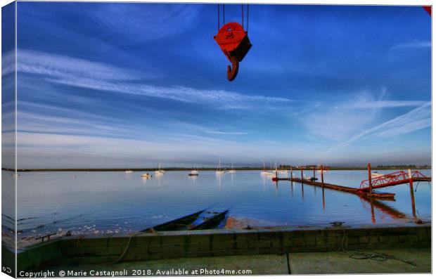   Hoist Away Canvas Print by Marie Castagnoli