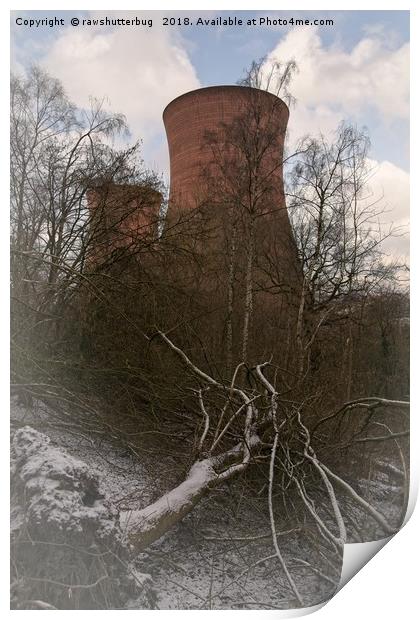 Ironbridge Cooling Tower Print by rawshutterbug 