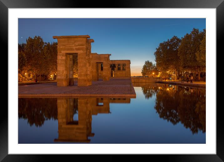 Temple of Debod Framed Mounted Print by Tony Swain
