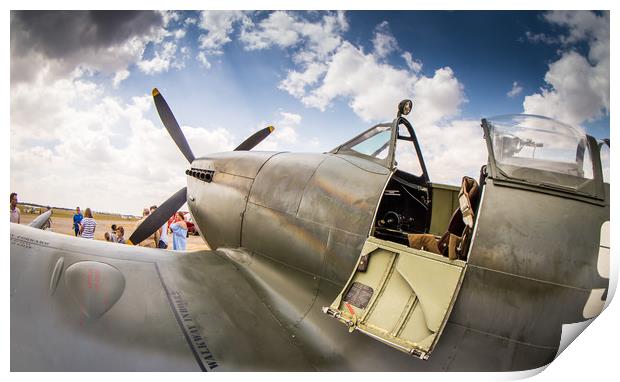 The Iconic Spitfire... ready to go Print by Mike Lanning