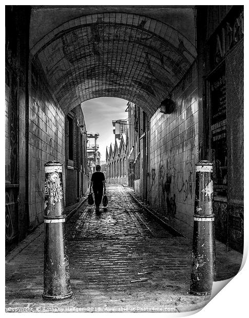 The Long walkHome Print by Anthony Hedger