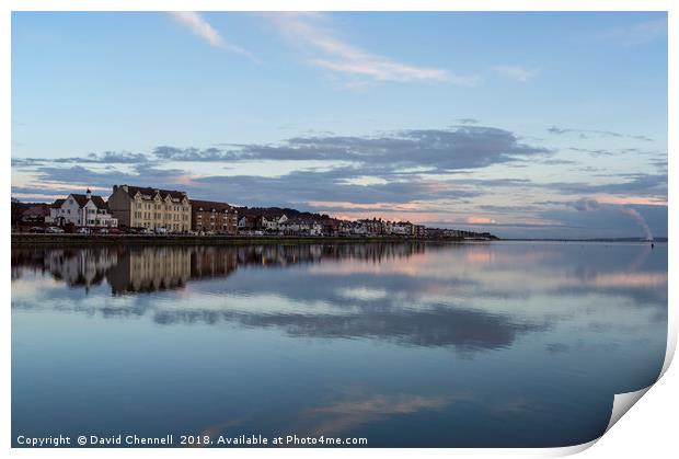 West Kirby Marine Lake  Print by David Chennell