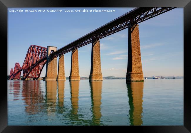 The Forth Bridge, South Queensferry, Scotland Framed Print by ALBA PHOTOGRAPHY