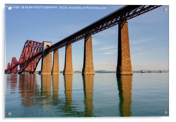 The Forth Bridge, South Queensferry, Scotland Acrylic by ALBA PHOTOGRAPHY