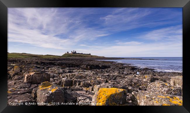 Dunstanburgh Castle Framed Print by Andy McGarry