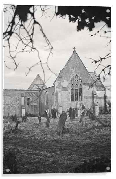 St Mary's Church @ Tilney Cum Islington Acrylic by Johanna Garlike
