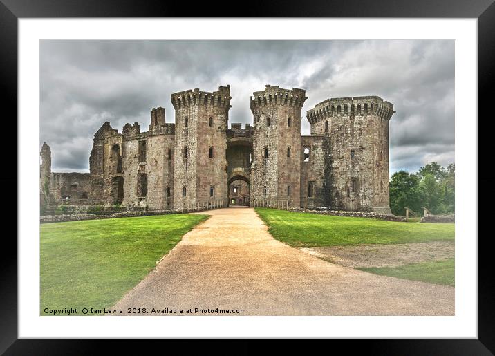 Gateway To The Castle Framed Mounted Print by Ian Lewis