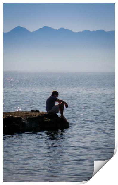 Silent Contemplation Print by Mike Lanning
