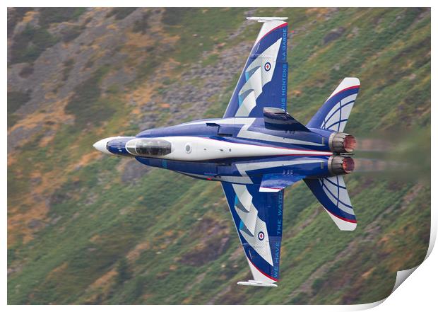 RCAF’s CF-18 Demo Hornet Print by Rory Trappe