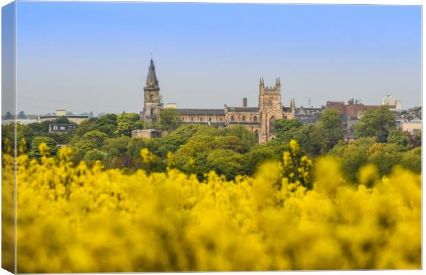 Blossoming Abbey Canvas Print by Keith Rennie