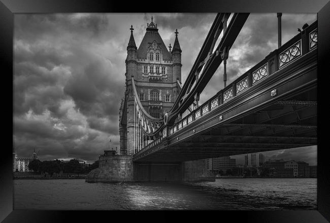 London Tower Bridge Framed Print by Tony Swain