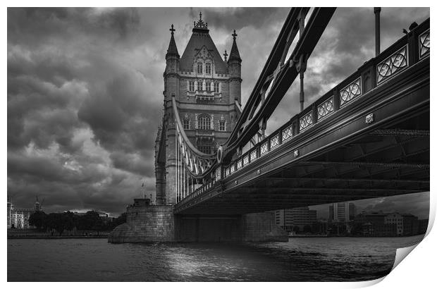 London Tower Bridge Print by Tony Swain