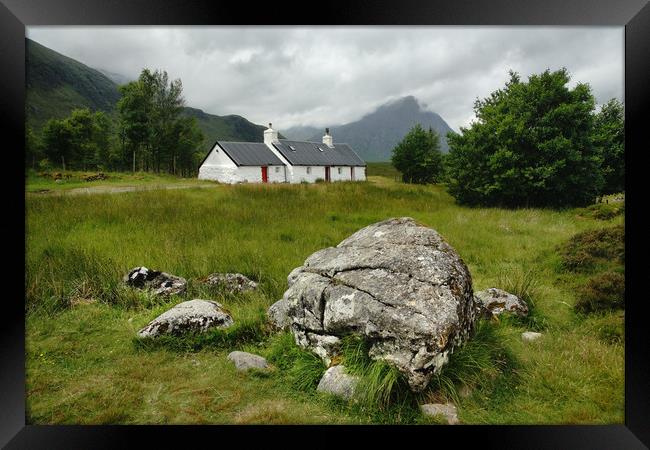 Black rock house Glencoe Framed Print by JC studios LRPS ARPS