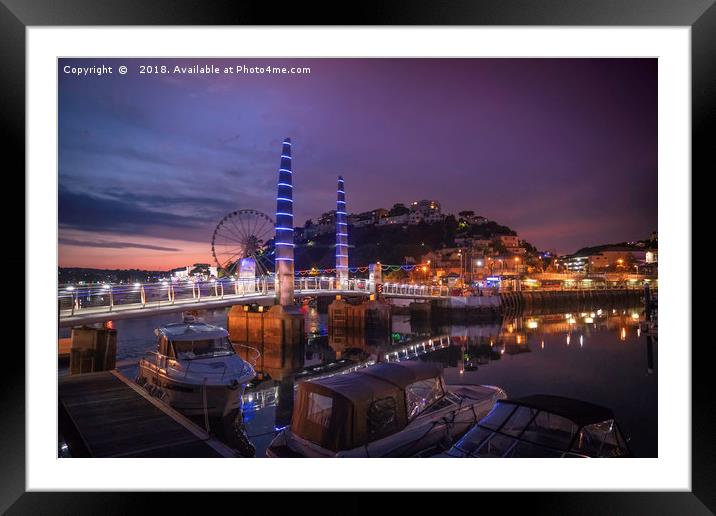 Torqauy - The English Riviera  Framed Mounted Print by K7 Photography