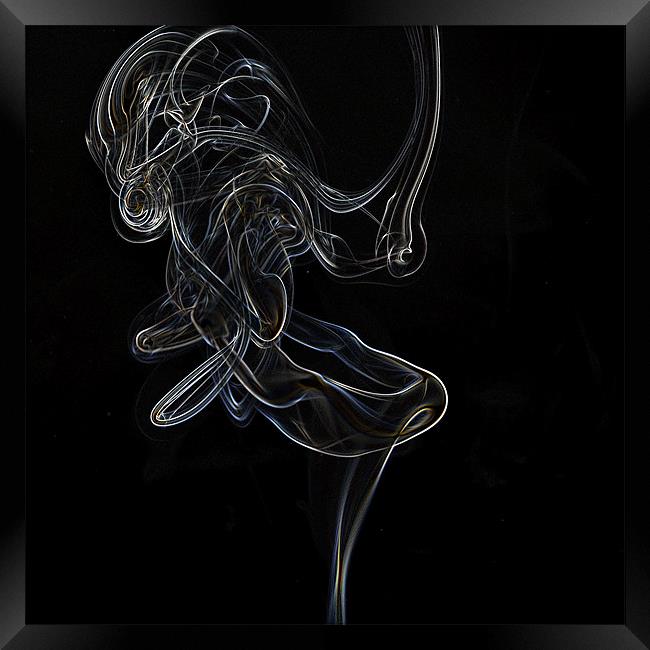 The Dancer smoke(18) Framed Print by Stuart Reid