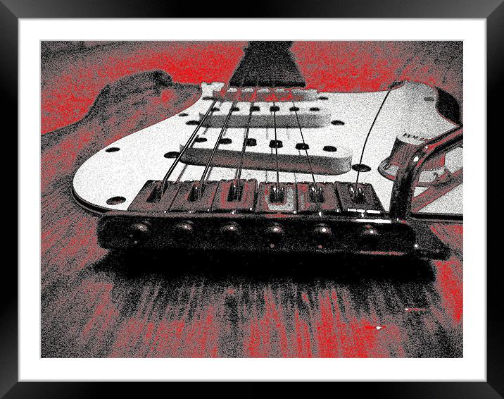 my guitar Framed Mounted Print by Craig Bottomley