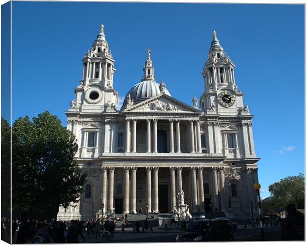 St Pauls Cathedral Canvas Print by Chris Day