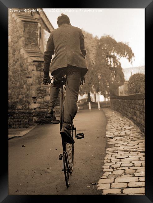 Nostalgic Rides (Sepia). Framed Print by David Pankhurst