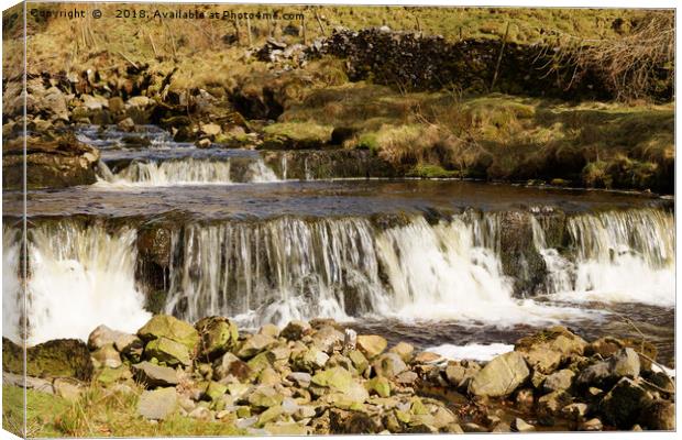 STONE WATERS Canvas Print by andrew saxton