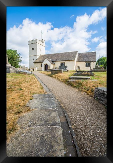 The Church Of St Sannan Bedwellty 1 Framed Print by Steve Purnell
