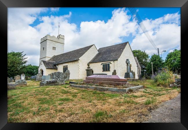 The Church Of St Sannan Bedwellty 2 Framed Print by Steve Purnell