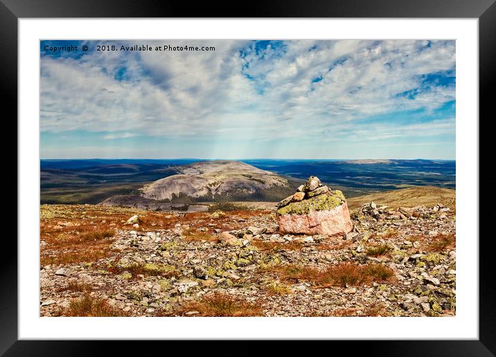 Pile Of Rocks Framed Mounted Print by Jukka Heinovirta