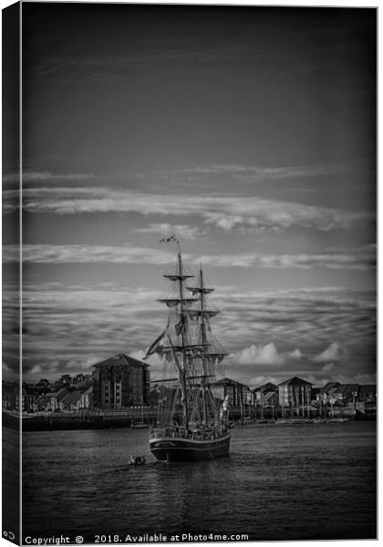 Sunderland Tall Ships Race 2018 Canvas Print by Antony Atkinson