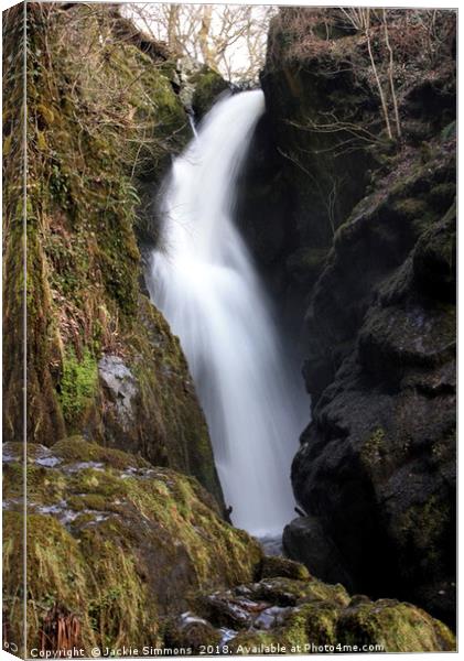 Aira Force Waterfall Canvas Print by Jackie Simmons