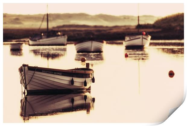 Early morning at Burnham Overy Staithe  Print by Gary Pearson
