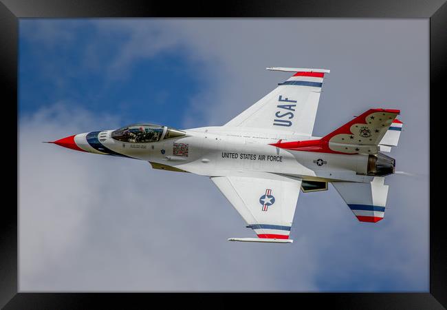 USAF Thunderbirds display Framed Print by Oxon Images