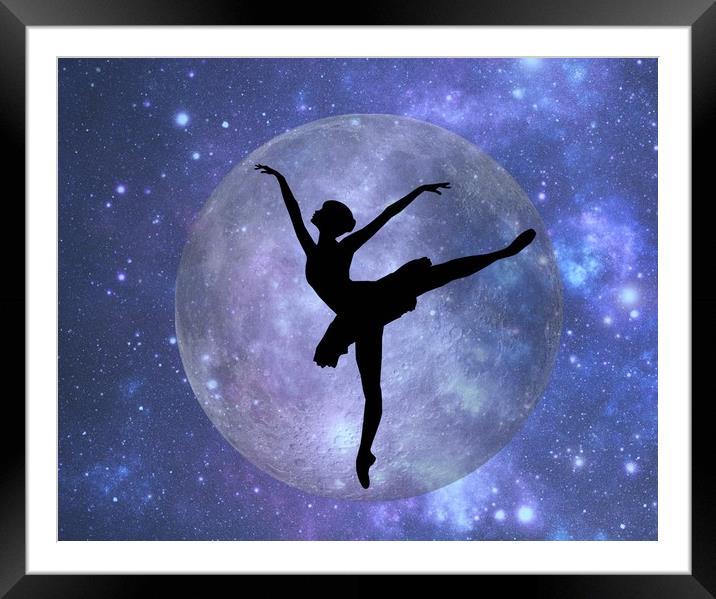 fantasy ballet Framed Mounted Print by sue davies