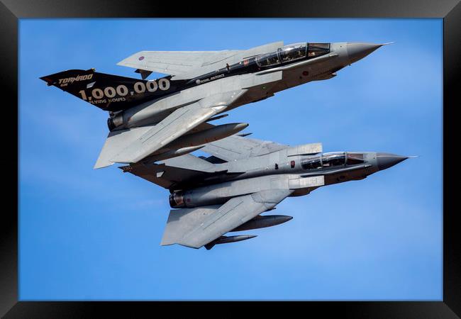 Tornado GR4 Role Demo Pair Framed Print by Oxon Images