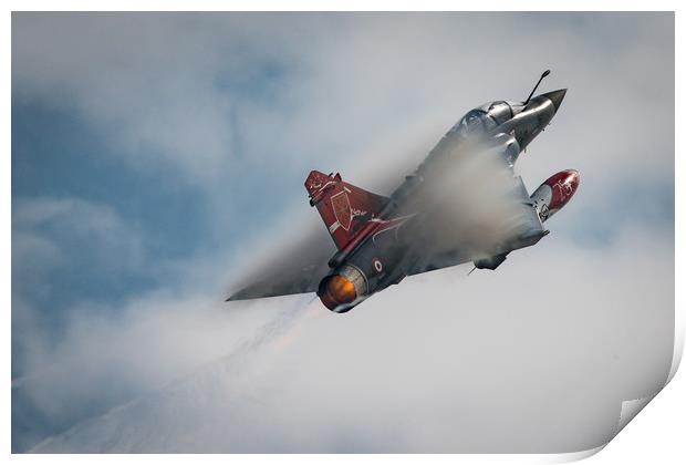 Couteau Delta Mirage 2000 Print by J Biggadike