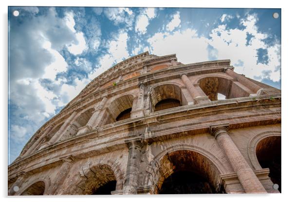 The Colosseum Rome Acrylic by Tony Swain