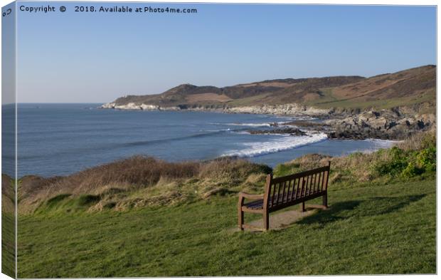 Morte point from near Woolacombe Canvas Print by Pete Hemington