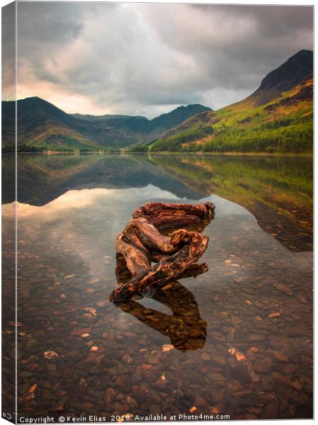 Buttermere lake Canvas Print by Kevin Elias