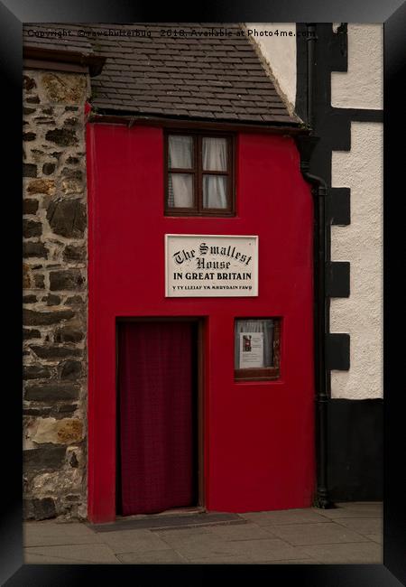 Smallest House In Great Britain Framed Print by rawshutterbug 