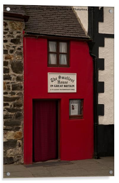 Smallest House In Great Britain Acrylic by rawshutterbug 