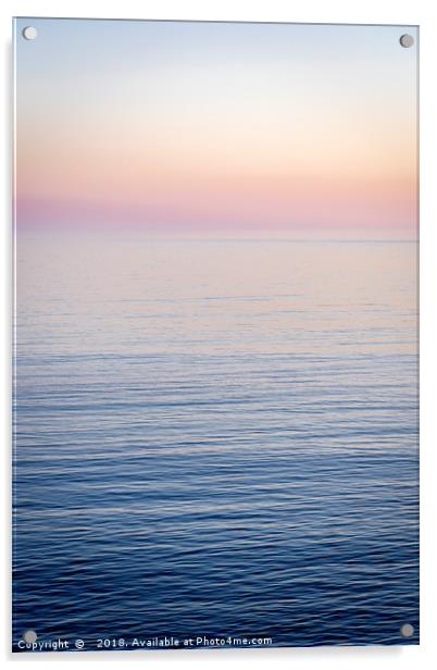 Sunset over Kimmeridge Bay in Dorset, UK Acrylic by KB Photo
